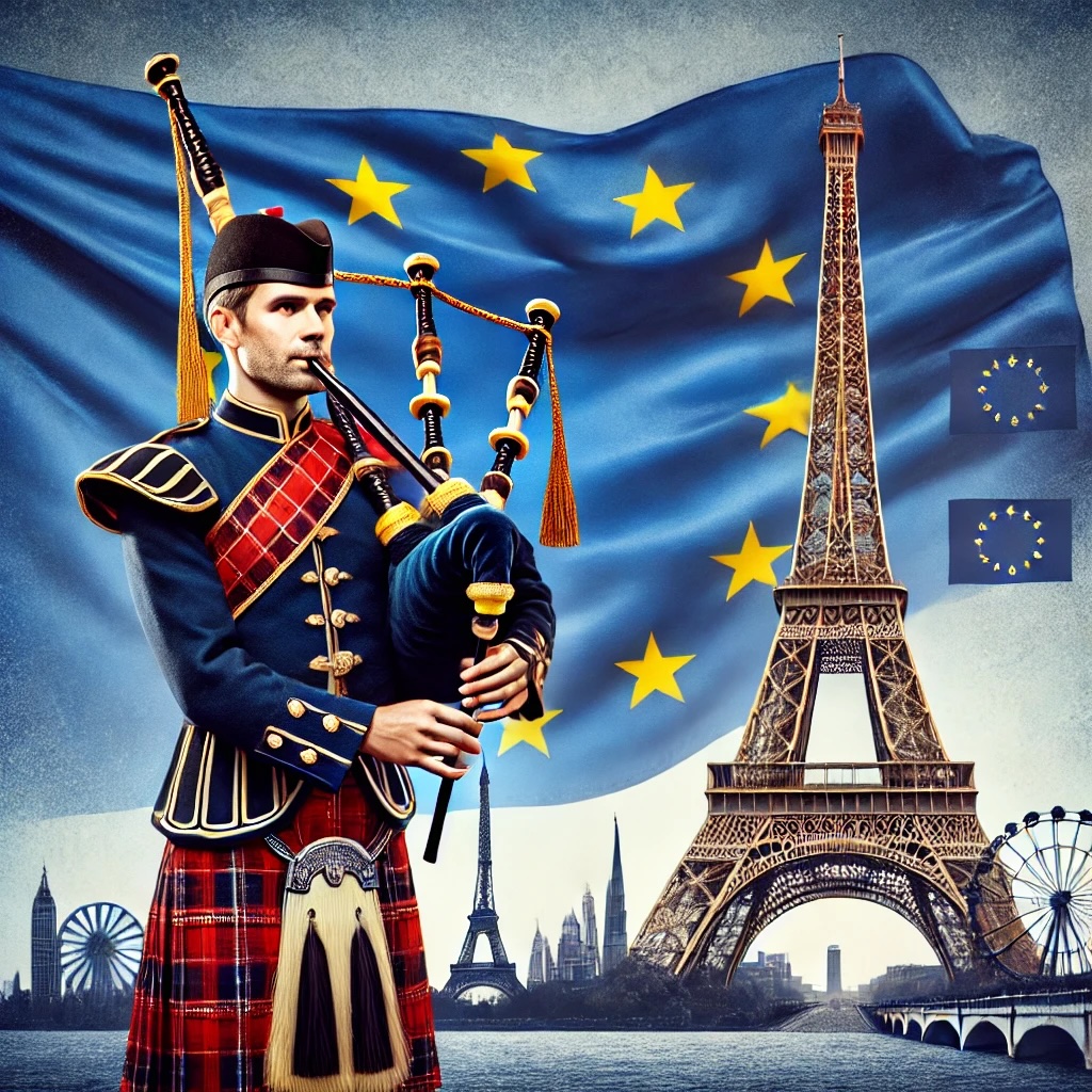 Bagpipers in Europe