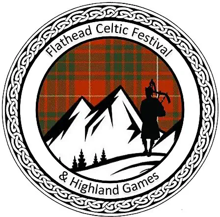 Flathead Celtic Festival and Highland Games circular logo