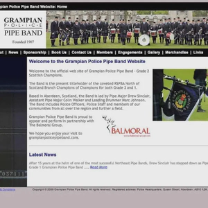 grampian police pipe band