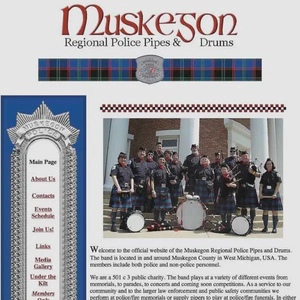 muskegon police pipes and drums