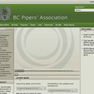 british columbia pipers association