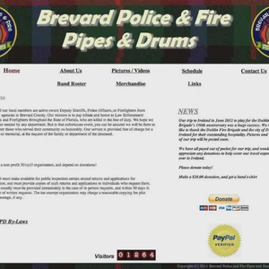 Brevard Police And Fire Pipes And Drums