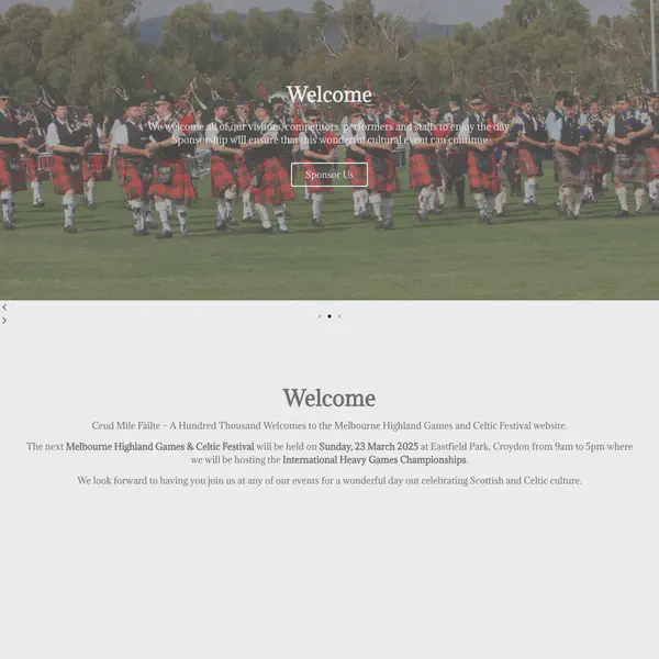 Melbourne Highland Games & Celtic Festival