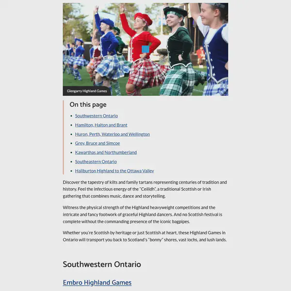 Kincardine Scottish Festival & Highland Games