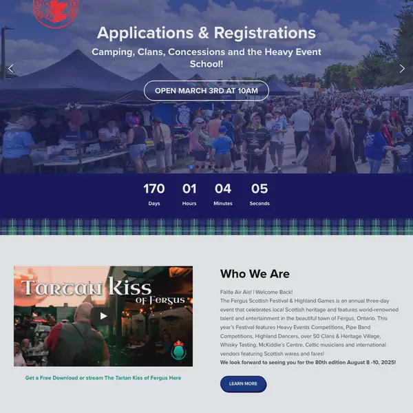 Fergus Scottish Festival and Highland Games