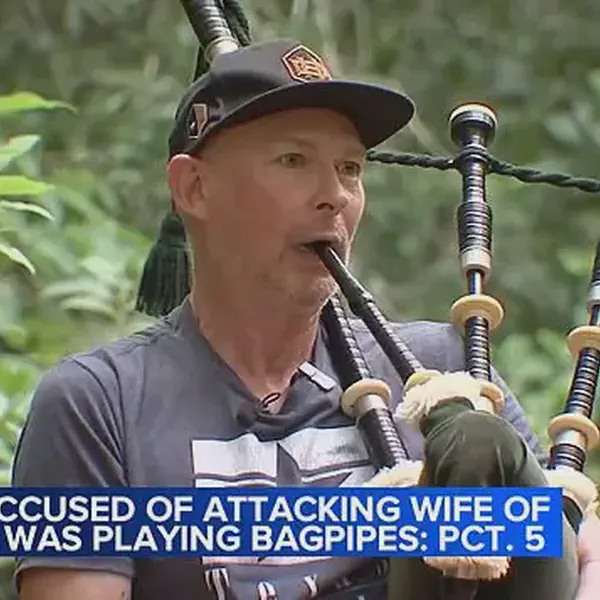 Scottish musician's wife assaulted by 'bagpipe Karen' in shocking outburst in Texas park