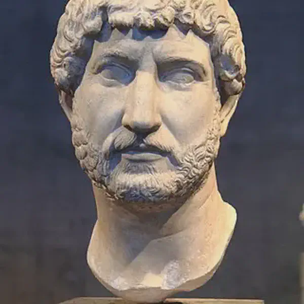 Roman Emperor Hadrian, born