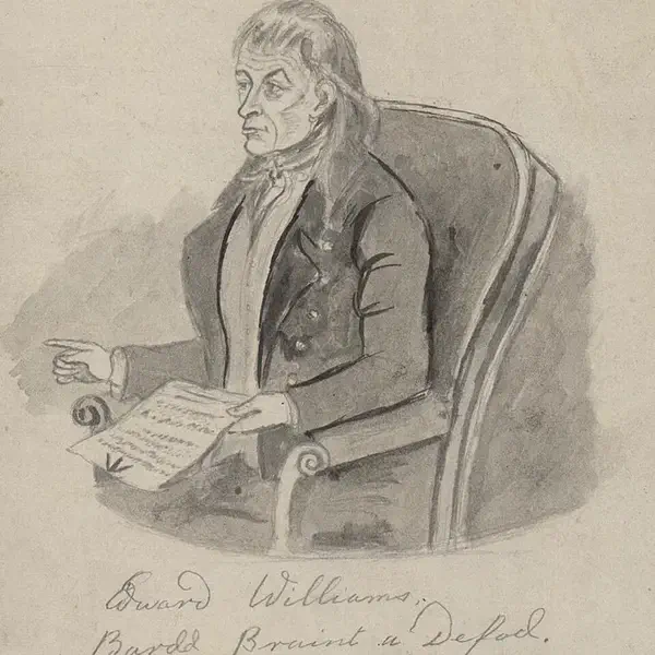 Iolo Morganwg (Edward Williams), Welsh Poet, born