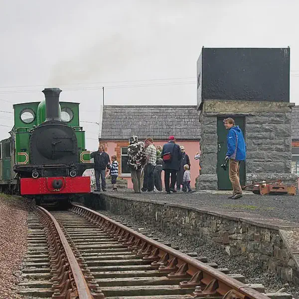 Charles Stewart Parnell turns the first sod for the West Clare Railway