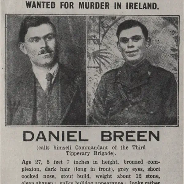 Two members of Royal Irish Constabulary are shot dead by Irish Volunteers in an ambush, Tipperary