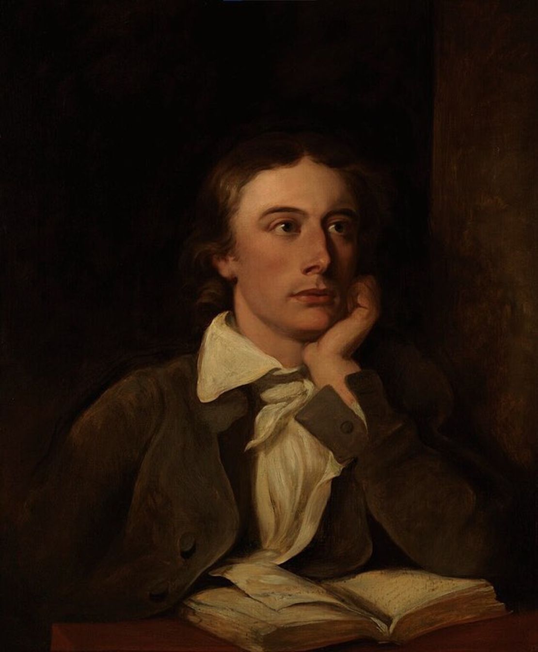 John Keats writes his poem, On a Lock of Miltons Hair