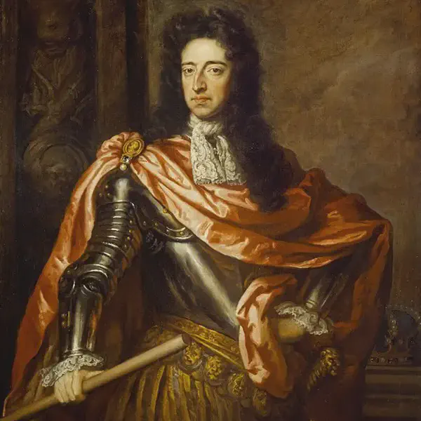 William III dies when his horse stumbles on a molehill