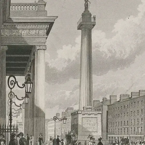 Nelson Pillar blown up, Dublin