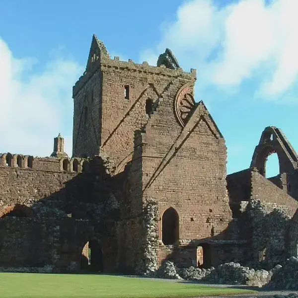 Sweetheart Abbey, near Dumfries, founded by Devorguilla, mother of John Balliol