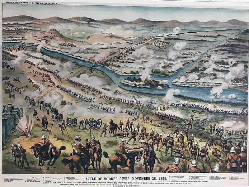 Irish units in the Boer army fight in the battle of Modder River