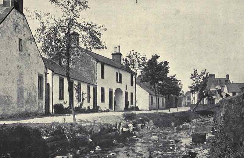 Thomas Carlyle's Birthplace, in Ecclefechan, Dumfries and Galloway, as it appeared in 1904