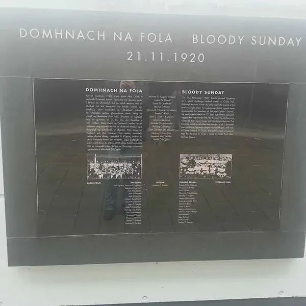 Bloody Sunday, Dublin Ireland, 1920