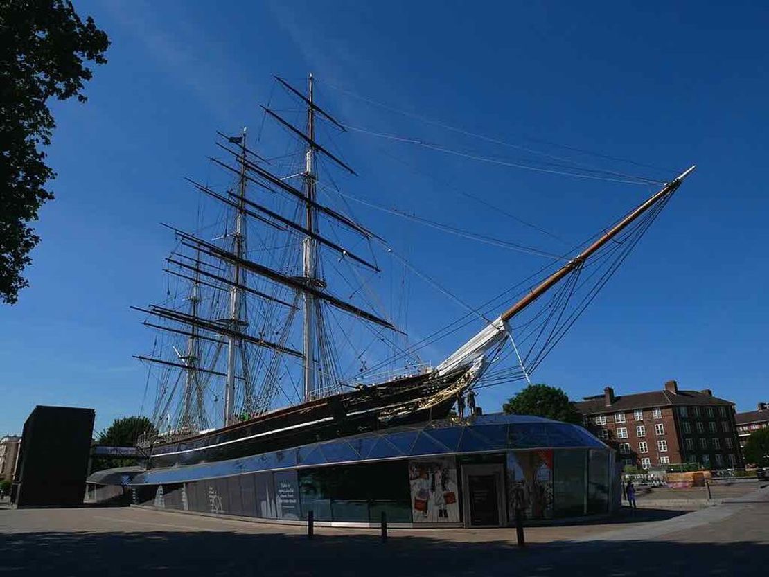 Clipper ship Cutty Sark was launched