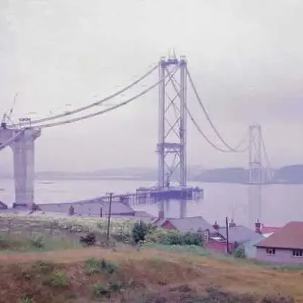 Construction began on the Forth Road Bridge