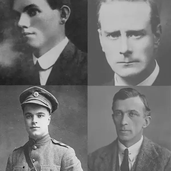 Four senior IRA men executed by the Provisional Government are executed without trial