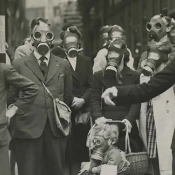 Gas masks issued to Civilians Prior to WW2