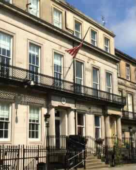 United States Consulate first opened in Edinburgh