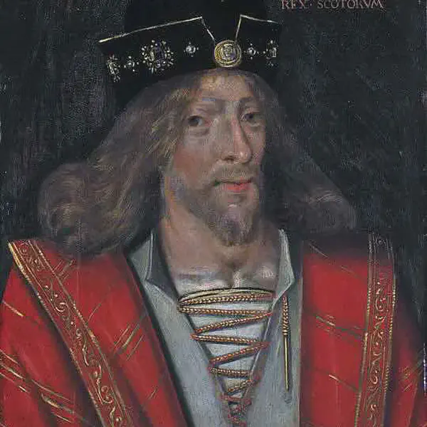 King James I, born