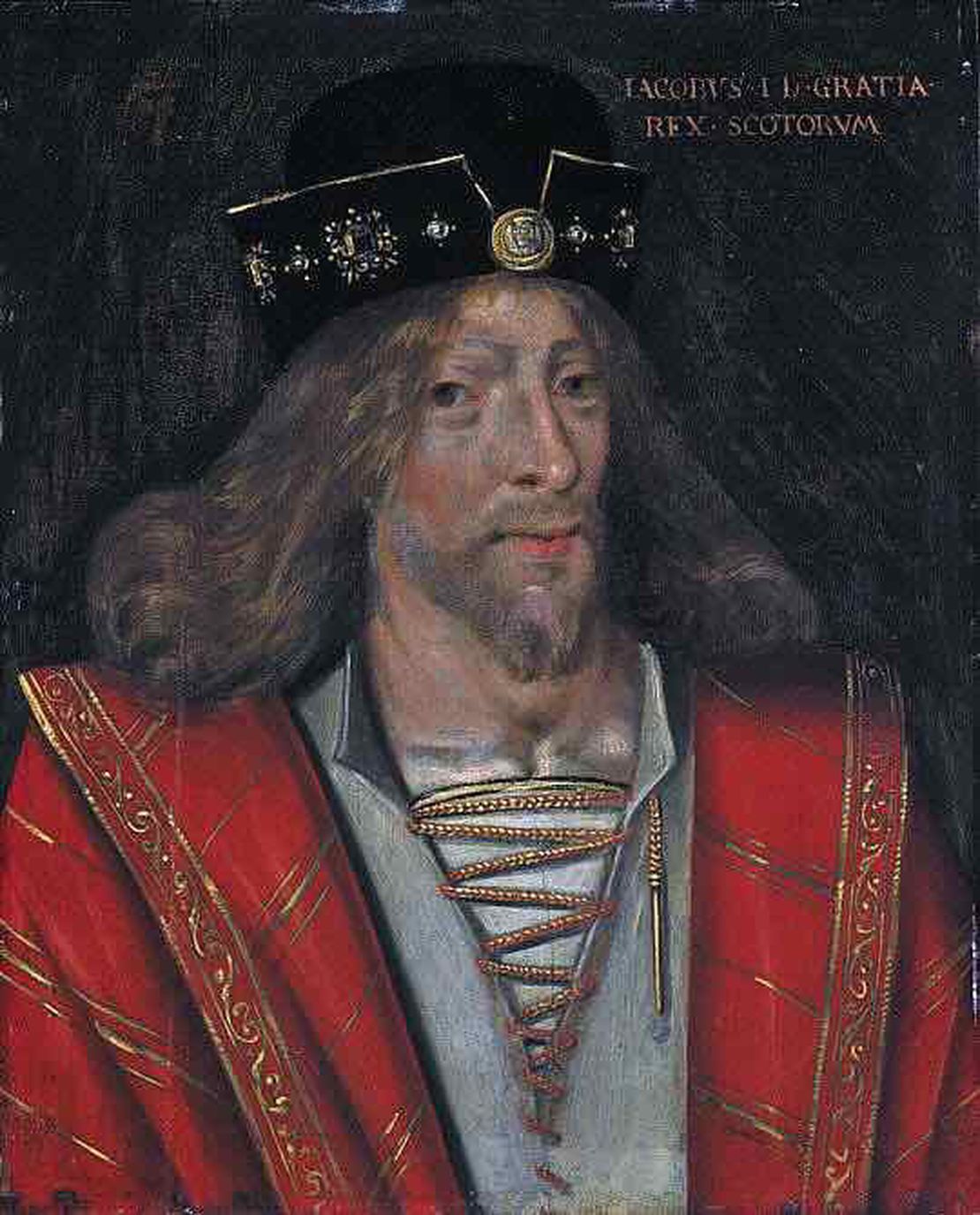 King James I, born