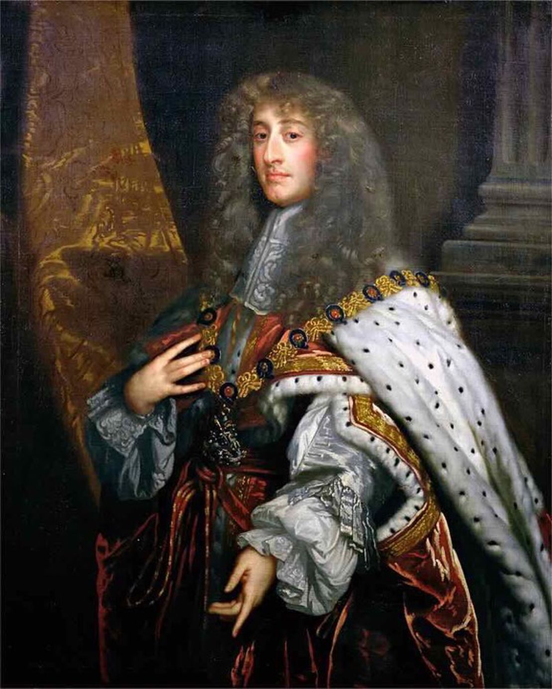 James VII crowned King of England, Scotland, and Ireland