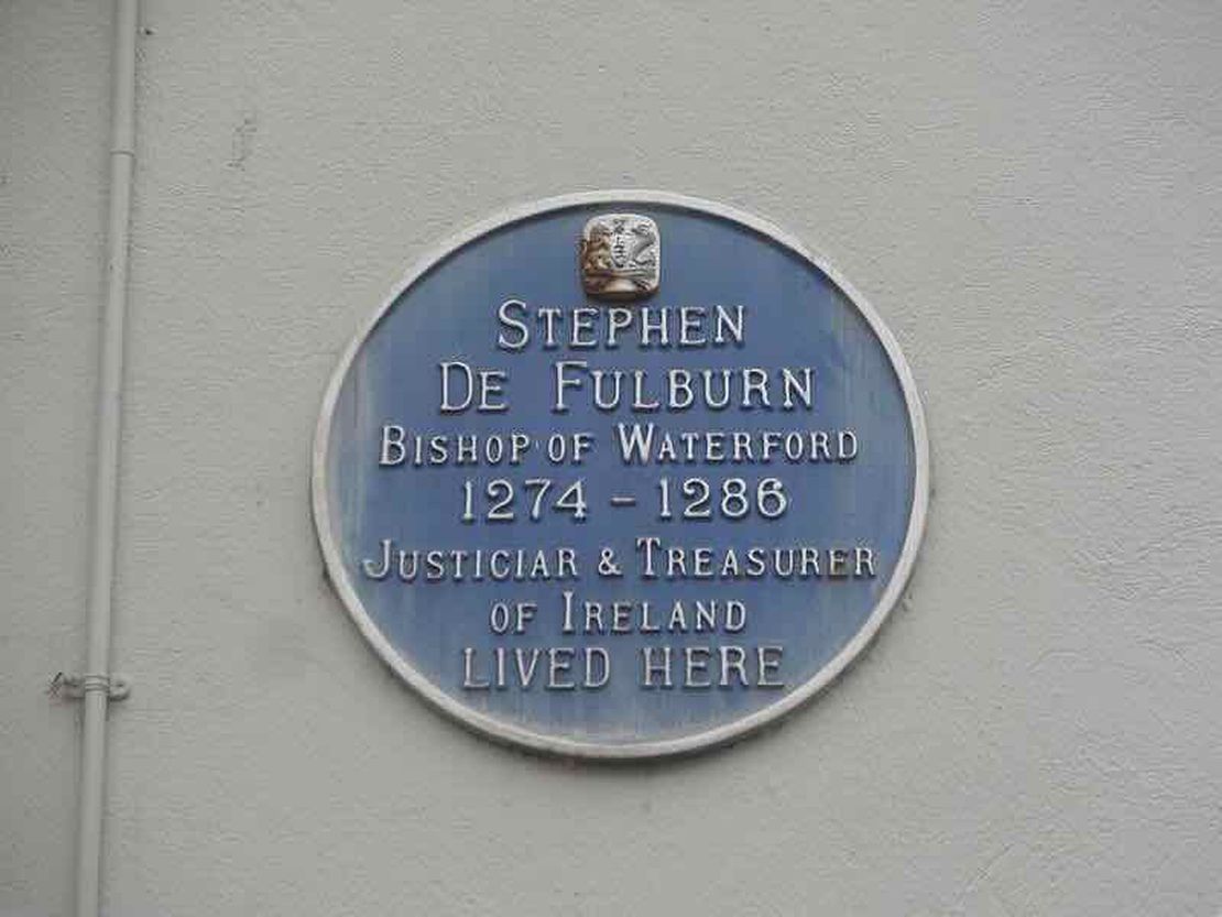 Stephen de Fulbourne, bishop of Waterford and treasurer, replaces the infirm Robert de Ufford as justiciar and establishes a mint at Waterford