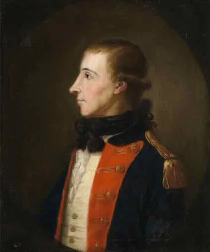 Theobald Wolfe Tone tried and convicted of treason in the aftermath of the Irish Rebellion of 1798 